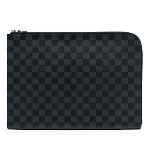 Pre-Loved Louis Vuitton Damier Graphite Pochette Jour GM